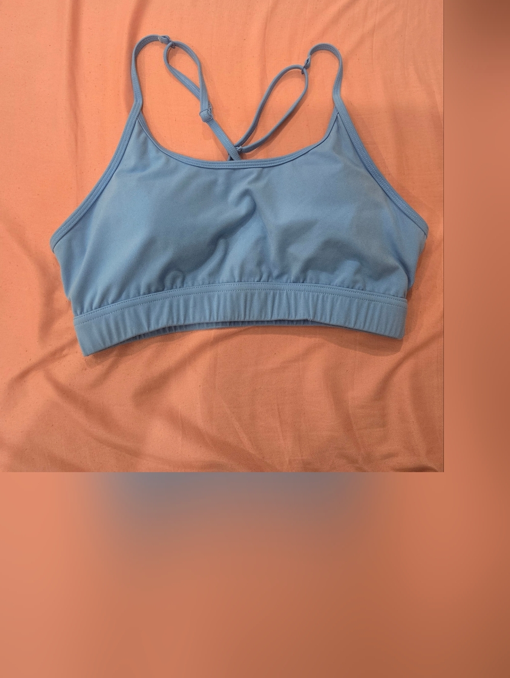 BuffBunny Light Blue Adjustable Strappy Bralette